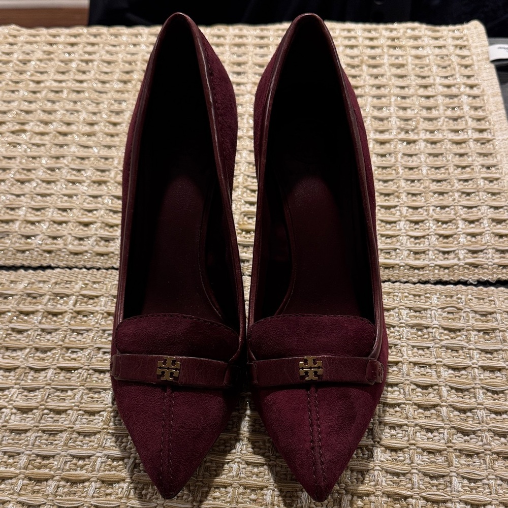 Tory Burch Dark Red Women's Heels